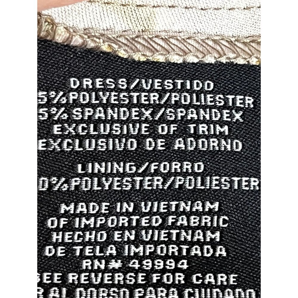 Colorful Floral Dress Red 6P Preppy Chic Feminine Boho Indie Folk - Picture 7 of 8